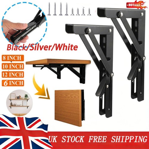 Folding shelf bracket - folding,