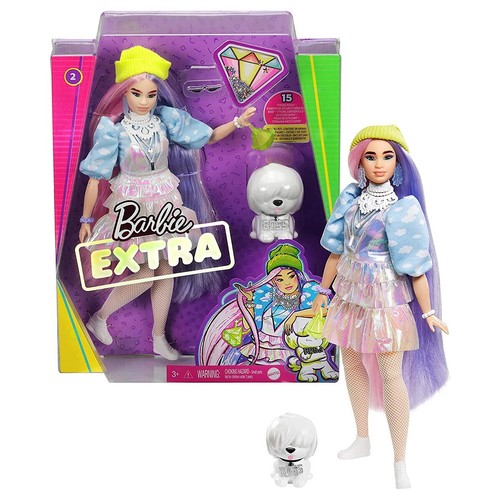 Barbie extra shimmery doll - barbie,
