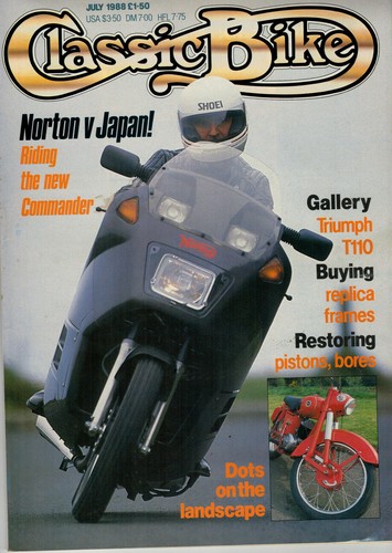 Classic bike magazine 1988 - bike,