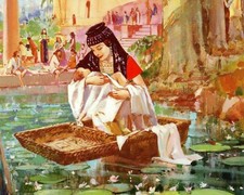 Catholic print picture- MOSES