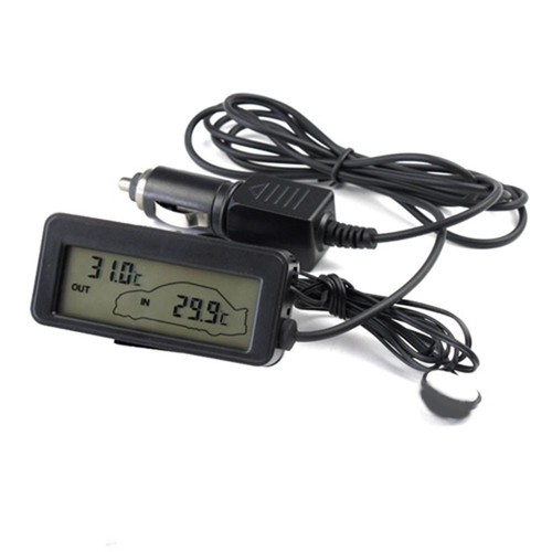 Lcd digital car thermometer - digital,