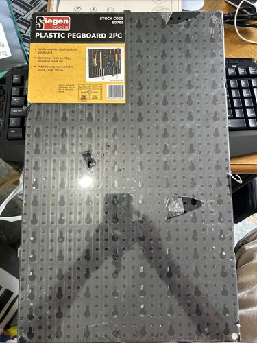 Siegel plastic pegboard 2pc - siegel,