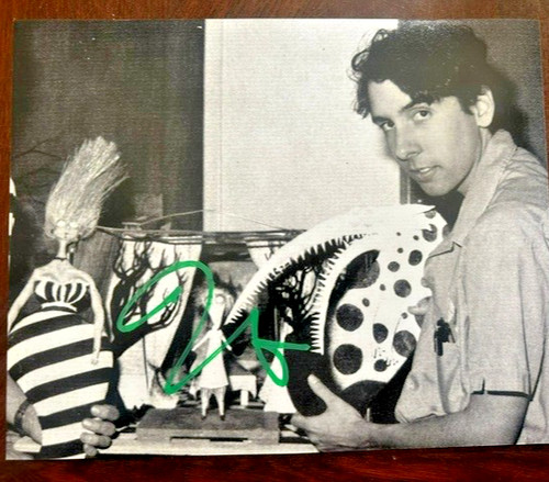 Tim burton signed 8 photo - tim,