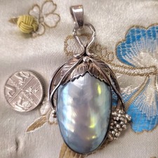Stunning Silver MABE PEARL
