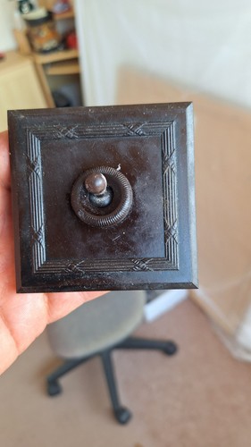 Art deco light switch - art,