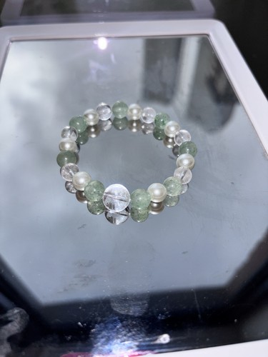 Natural azeztulite green - natural,