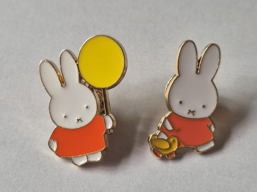 Super cute miffy - enamel, on
