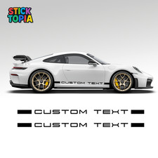 Porsche Side Stripe Decals