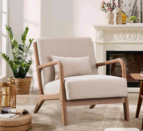 Solid wood accent chair - solid,