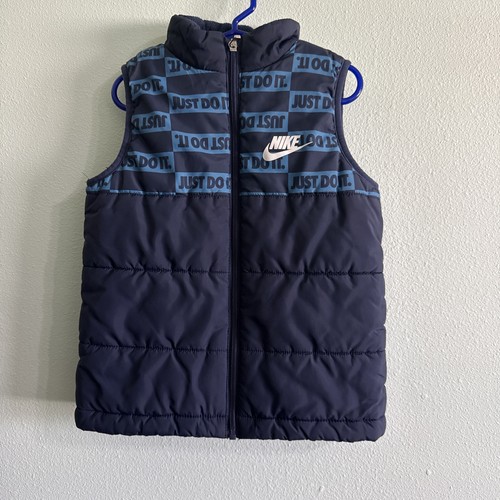 Nike boys puffer vest navy - boys,