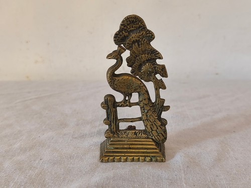Vintage bird peacock figurine - bird,