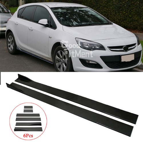 Glossy car side skirts - side, spoiler