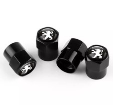 4 x Peugeot Tyre Valve Dust
