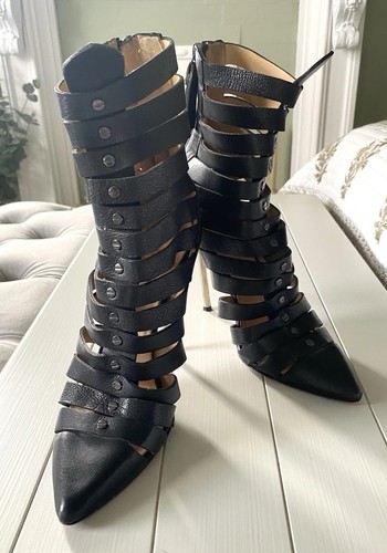 Diesel black leather open - diesel,
