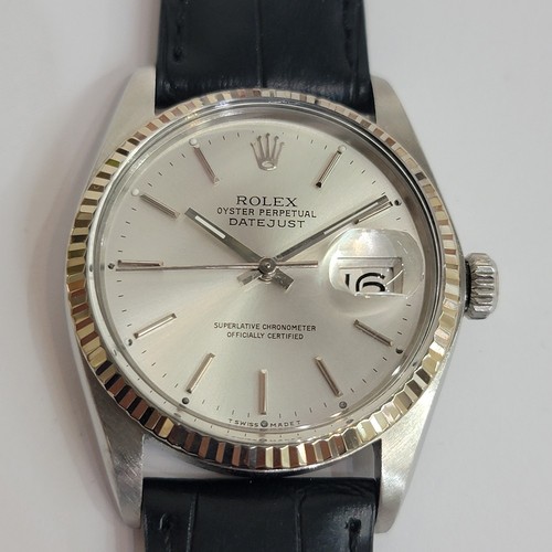 Rolex datejust 16014 18k white - datejust,