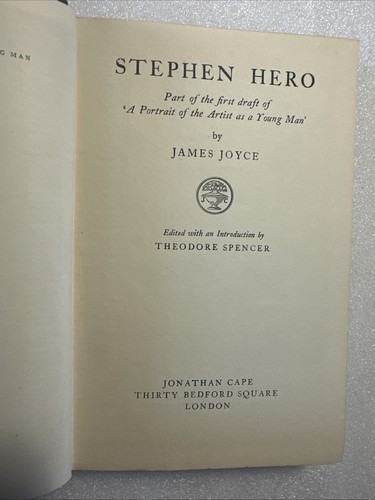 James joyce stephen hero - joyce,,