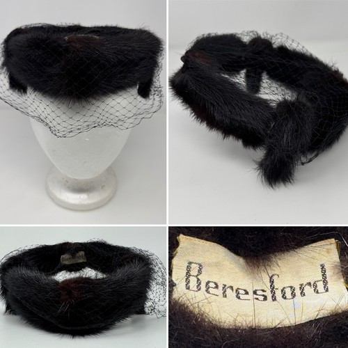 Vtg beresford hat brown - beresford,