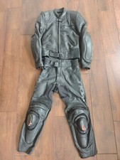 Wolf Two Piece Motorbike Leather Suit, Jacket Size 40, Trousers Size 30