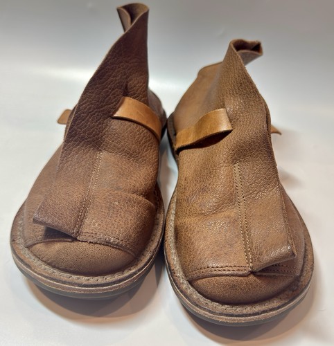 Trippen brown leather shoes - brown,