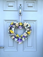 Lilac And Yellow, Heart Shaped