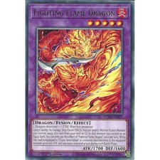 MZMI-EN005 Fighting Flame Dragon : Rare Card : 1st Edition YuGiOh TCG