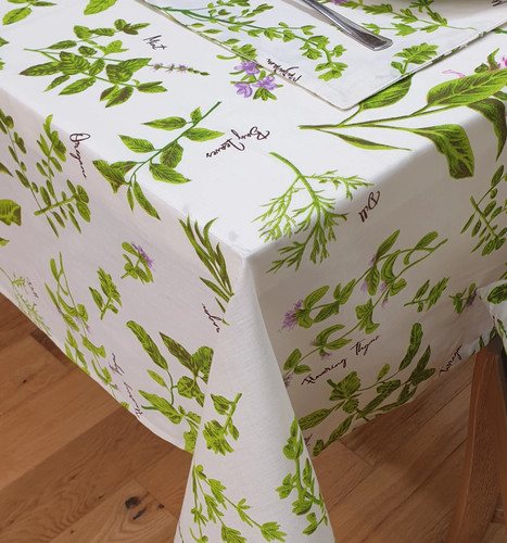 Herbs tablecloth 54 - 54, x