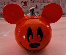 Disney Mickey Mouse Halloween Pumpkin Jack-O'-Lantern Sweetie Jar