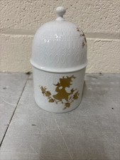 Rosenthal Studio Line Bjorn Wiinblad White Gold Domed Pot  Germany