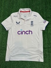 England Cricket 2023 Ashes Test White T-Shirt | Castore Kit Child Boys 13 Years