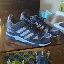 Adidas Originals ZX 750 Mens Trainers Black Grey Blue Sneakers UK Size 9