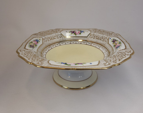 Noritake handpainted pedestal - noritake,