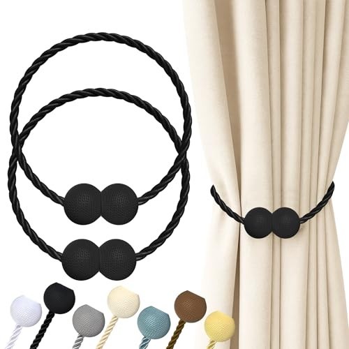 Hion magnetic curtain tiebacks - curtain,