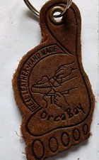 VINTAGE Keyring Leather Look Brown ORCA BAY Shoes & Boots Hawkins Island 