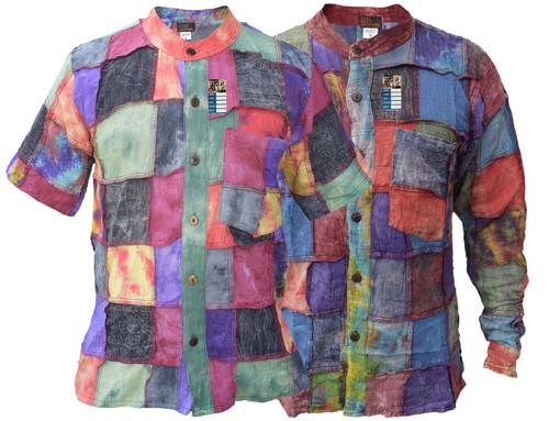 Patchwork stonewashed tie dye - patchwork,
