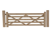 2 x Five Bar Gates - 1:32