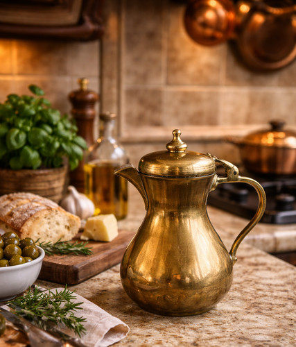 Brass tankard antique - tankard,