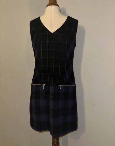 Next work wear tartan black - work,