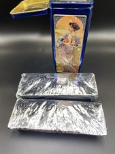 Churchill’s Biscuit Tin 4 Seasons Alphonse Mucha Design With Original Biscuits