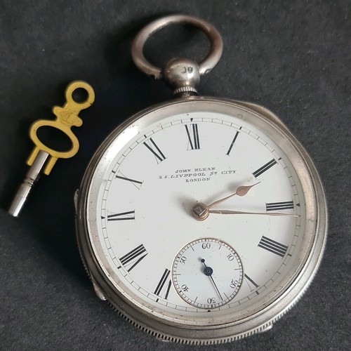 Antique solid silver gents - silver,