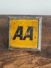Square AA car badge emblem