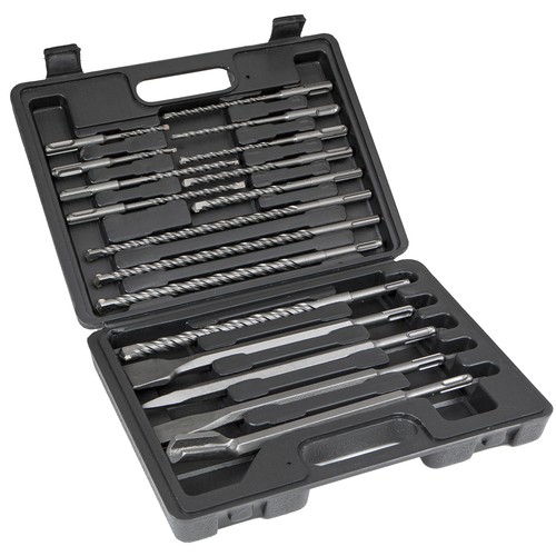 17pc drill bits - bits, chisel