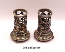 Pair Candle Holders from 19th S.Making Fraget, Poland, Warszawie. Empire Russia