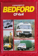 BEDFORD CF 4x4 1982-83 UK Market 6pp Foldout Sales Brochure 250 280 350 350L Van