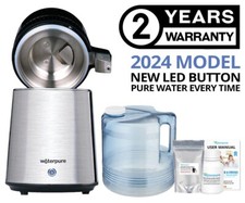 Water Distiller, Stainless Steel, Poly Jug, Latest 2024 Model - Water Pure