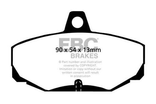 Ebc yellowstuff rear brake - rear,