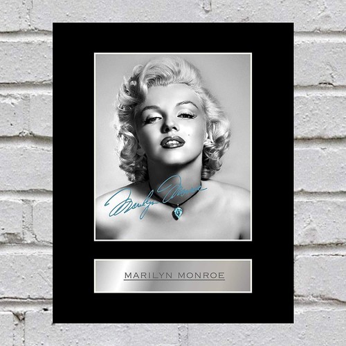 Marilyn monroe signed mounted - monroe,