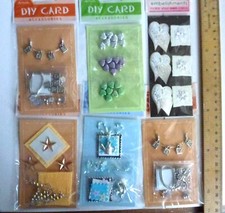 Card Making Job Lot. .Toppers Bundle..6 Pkts. VINTAGE. Sealed . Un-used.