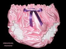 SATIN KNICKERS LINED PLASTIC