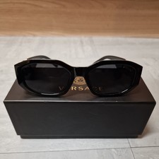 VERSACE SUNGLASSES BIGGIE BLACK UNISEX NEW WITHOUT TAGS NO BOX NO CASE
