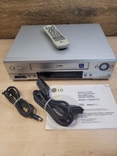 LG VHS Video Cassette Recorder LV810 6 Head Hi-Fi Nicam Remote Scart Arial 